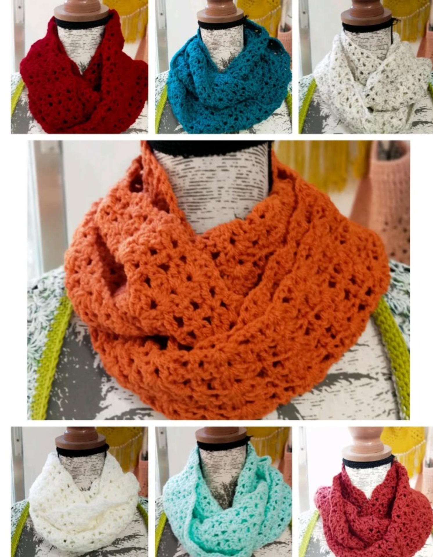 Cuellos de crochet Cuellos de crochet